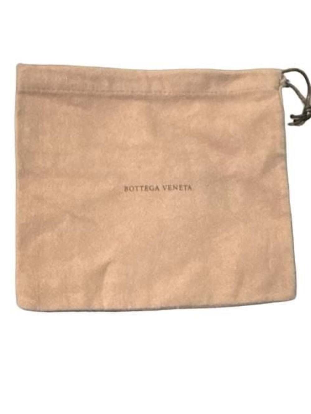 Bottega Veneta Brown Flannel Suede Drawstring Dust Bag